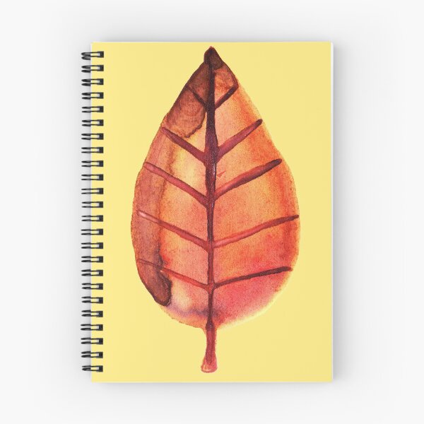 Item preview, Red Brown Leaf Watercolor designed and sold by SaradaBoru.