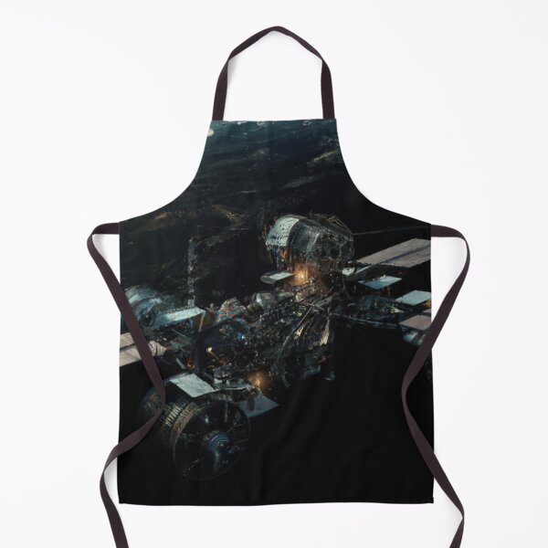 Item preview, Space Station Drawing designed and sold by redmoonrocket.