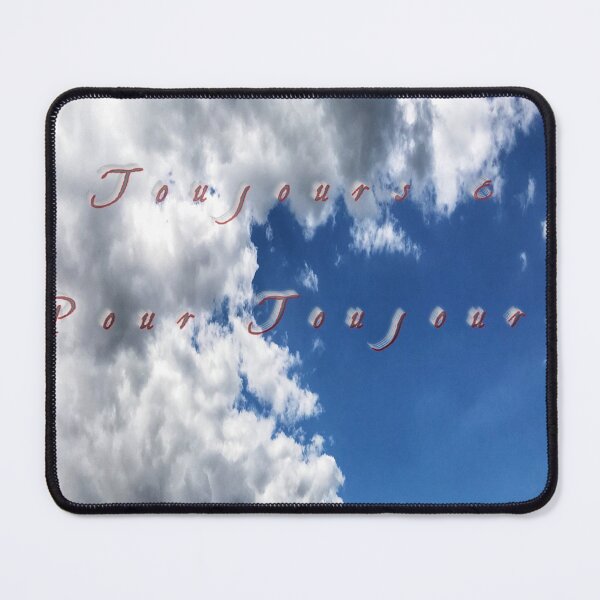 Item preview, Scenic sky and clouds photography with French text designed and sold by Khala.