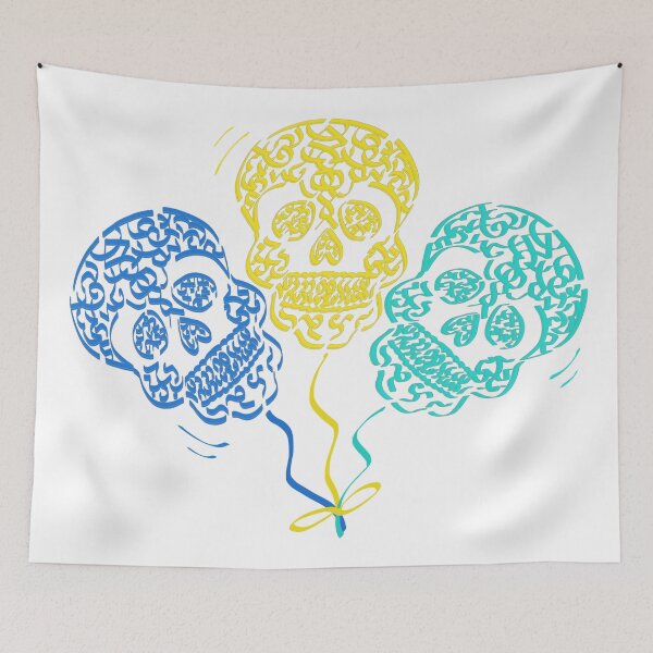 Item preview, Balloons Skulls designed and sold by Karotene.