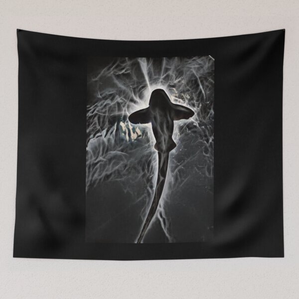 Item preview, Shark From Bottom In Smoke designed and sold by Namsus-Printing.