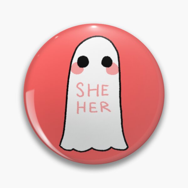 Item preview, She/Her Pronouns Ghost designed and sold by AstralAbraxas.