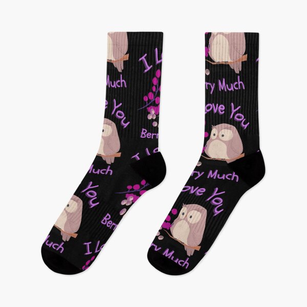 Item preview, I Love You Berry Much Cute Owl Funny Design designed and sold by EarthArtDesigns.