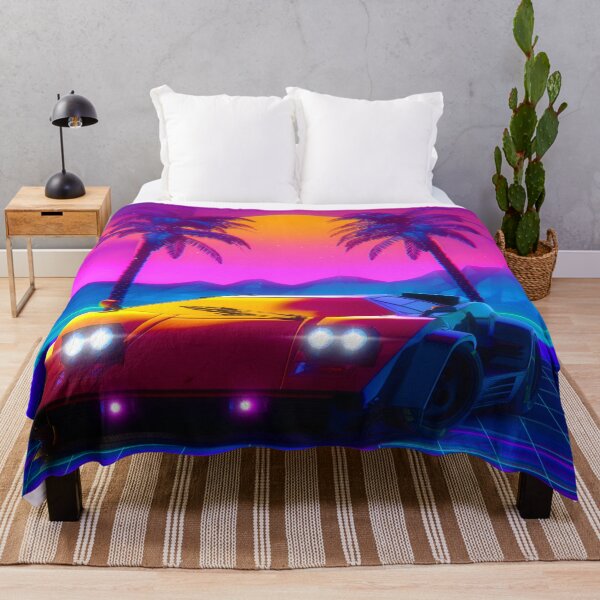 Item preview, Lambo Countach Synthwave Sunset designed and sold by SimoCars.