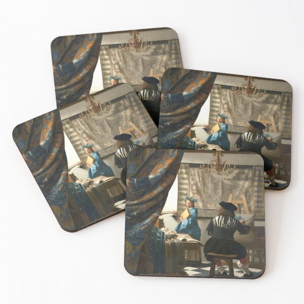 Item preview, Johannes Vermeer’s The Allegory of Painting (ca. 1666 –1668)  designed and sold by VintageArtRepro.