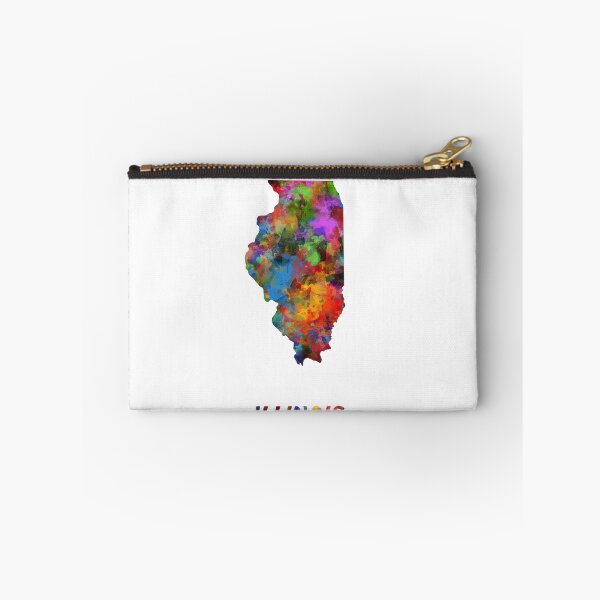 Item preview, illinois map designed and sold by BekimART.