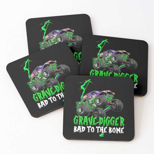 Item preview, Grave Digger Bad to the Bone monster jam grave digger monster truck Fanart   designed and sold by signaturet.