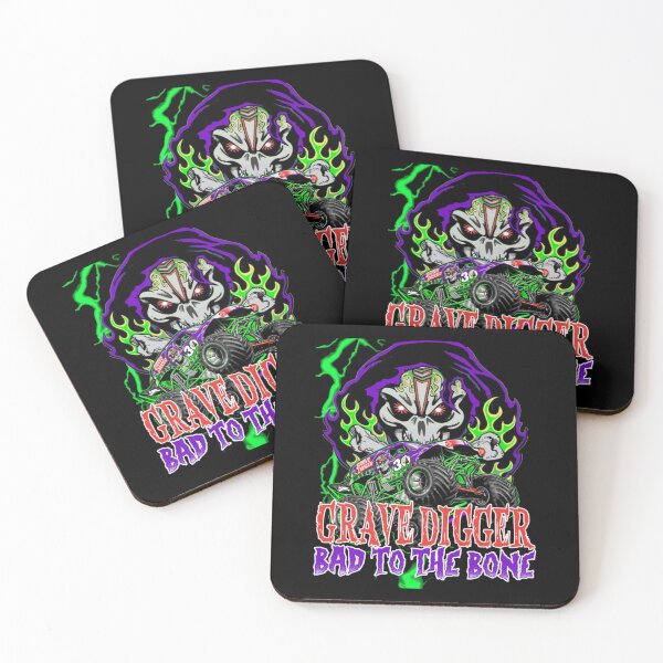 Item preview, Grave Digger Bad to the Bone monster jam grave digger monster truck Fanart  1  designed and sold by signaturet.