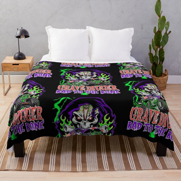Item preview, Grave Digger Bad to the Bone monster jam grave digger monster truck Fanart 1 designed and sold by signaturet.