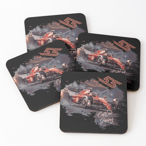 Item preview, Carlos Sainz 55 - Vintage_Digital art_ 2025 designed and sold by F1 Studio.