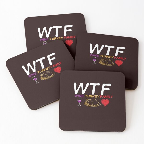 Item preview,  Wtf Wine Turkey Family Funny Thanksgiving Day designed and sold by Best Selling ⭐⭐⭐⭐⭐(9.0).