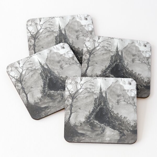 Item preview, Haunted Castle designed and sold by Vicky Dolan Art.