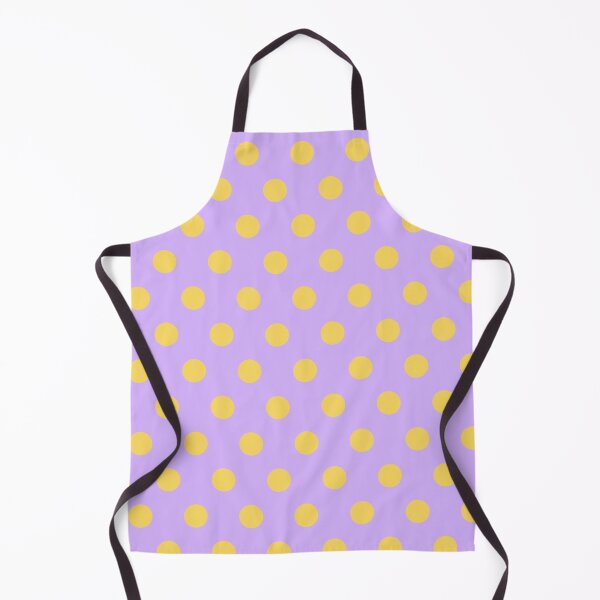 Item preview, Yellow and Lilac Polka Dots designed and sold by patterniastudio.