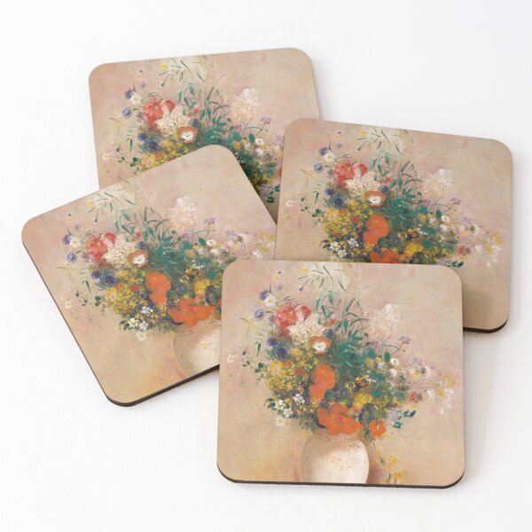 Item preview, Vase of Flowers Artwork by Odilon Redon designed and sold by BeaconMarketing.