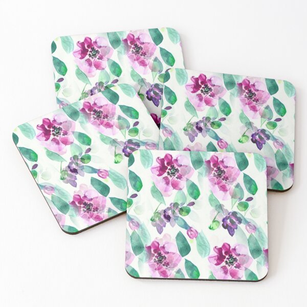 Item preview, Floral pastel watercolor pattern designed and sold by Mirarima.