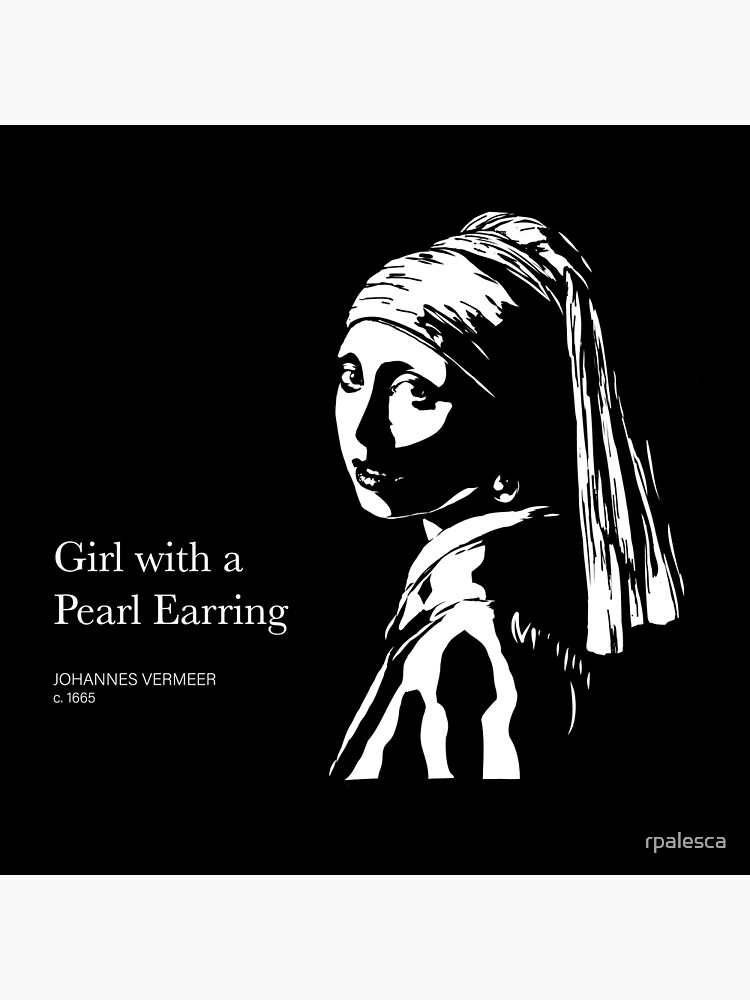 "Girl with a Pearl Earring" Poster for Sale by rpalesca Redbubble
