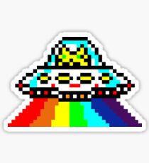 Cats invaders Sticker