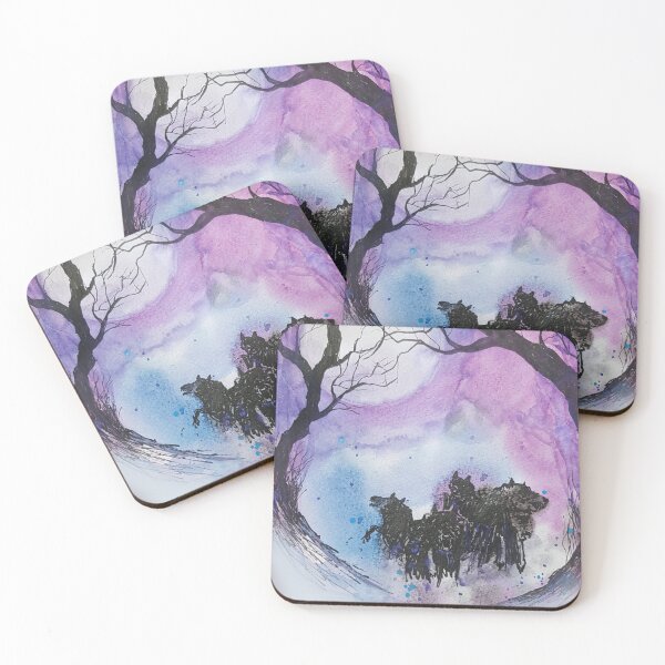 Item preview, Ware wolves of the forest designed and sold by Vicky Dolan Art.