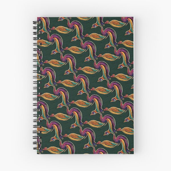 Aperçu de l'œuvre Modèle sans couture d'oiseau exotique abstrait coloré créée et vendue par nicephore.