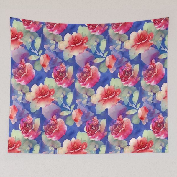 Item preview, Floral pastel watercolor pattern designed and sold by Mirarima.