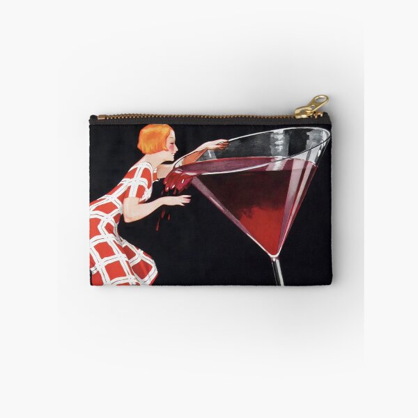 Item preview, Woman and Giant Glass of Wine Vintage Wall Art designed and sold by vintagevivian.