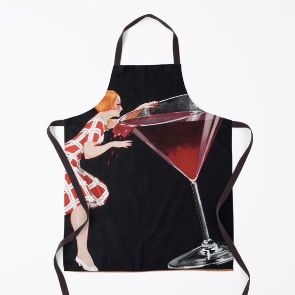 Item preview, Woman and Giant Glass of Wine Vintage Wall Art designed and sold by vintagevivian.