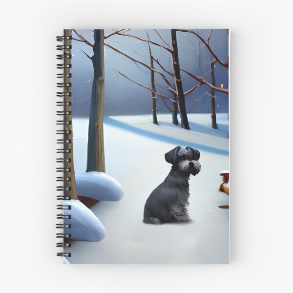 Item preview, Perro Schnauzer, Invierno, Snow designed and sold by GwendolynFrost.
