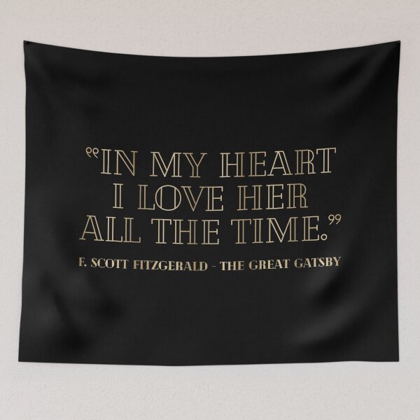 Item preview, The Great Gatsby Quote I - 20's Style designed and sold by Lemon Pepper.