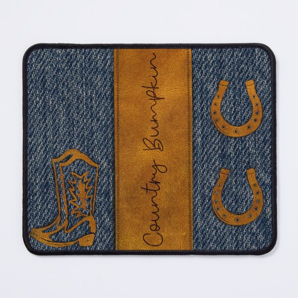Item preview, Country bumpkin - leather and denim design designed and sold by Inktown.