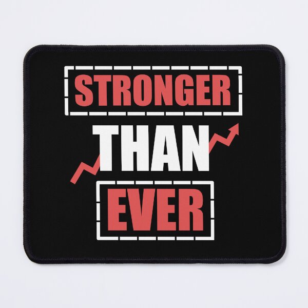 Item preview, Stronger Than Ever, Self Improvement Quote designed and sold by EnzoVectorism.