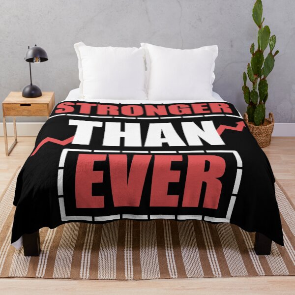 Item preview, Stronger Than Ever, Self Improvement Quote designed and sold by EnzoVectorism.