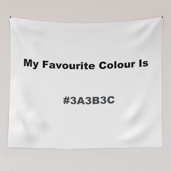 Item preview, My Favourite Colour Is #3A3B3C designed and sold by kiippers.