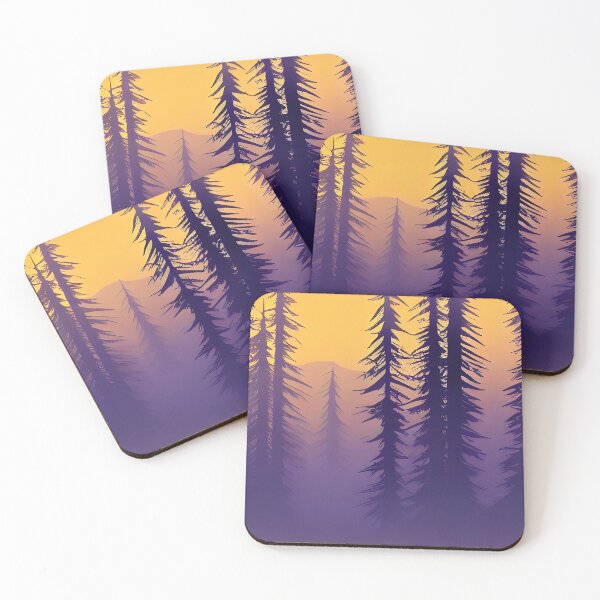 Item preview, Twilight Forest Landscape Silhouette Minimalism, Ai Generated Art  designed and sold by ACC .