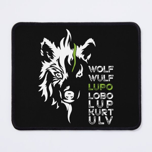 Item preview, GOWILD WildLife Wolf 7 languages designed and sold by GOWILDstyle.