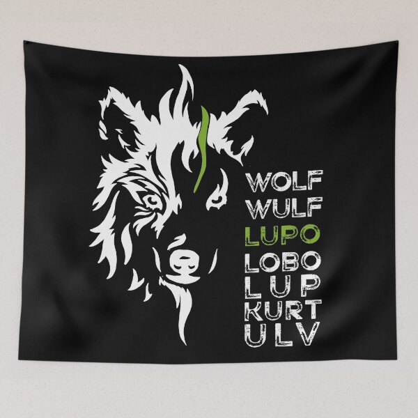 Item preview, GOWILD WildLife Wolf 7 languages designed and sold by GOWILDstyle.
