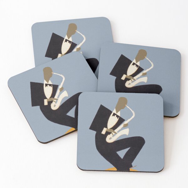 Item preview, Jazz Saxophone Player, Vintage Wall Art designed and sold by vintagevivian.