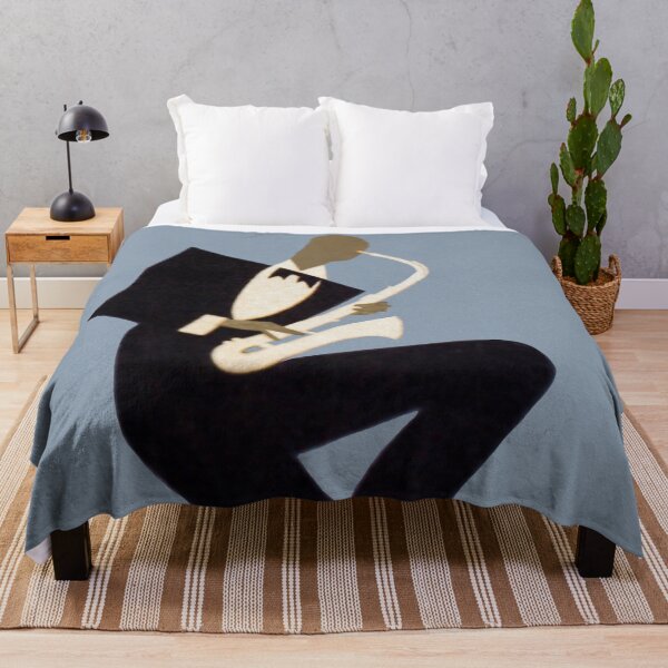 Item preview, Jazz Saxophone Player, Vintage Wall Art designed and sold by vintagevivian.