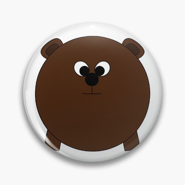 Item preview, A cartoonish round brown bear VII designed and sold by BrachiaST.