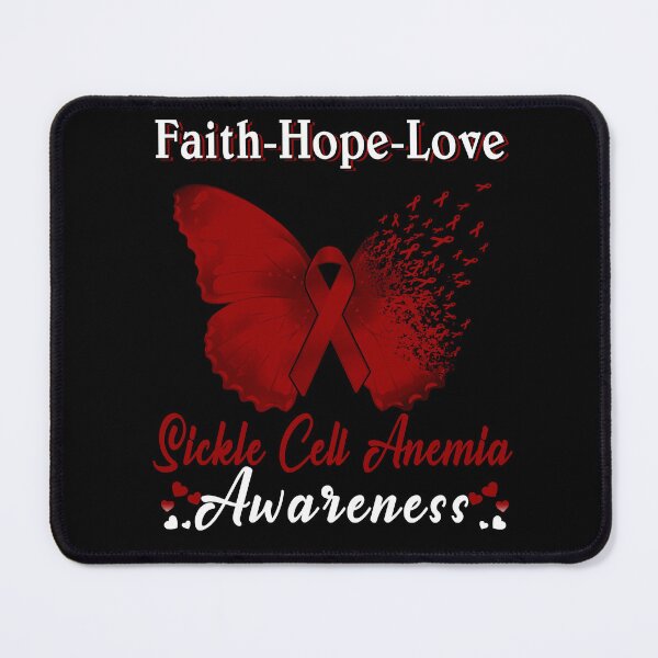 Item preview, Faith Hope Love Butterfly Sickle Cell Anemia Awareness designed and sold by Gillosina.