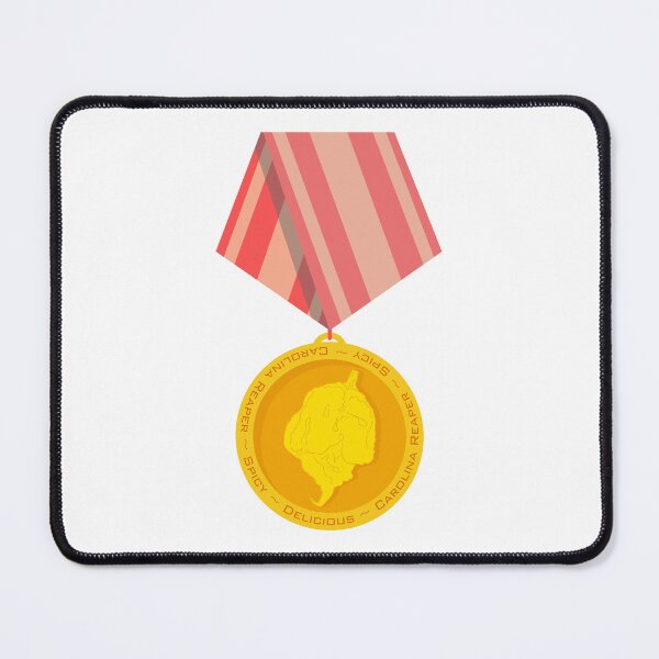Item preview, Carolina Reaper Medal Chili Pepper designed and sold by mojocoffeetime.