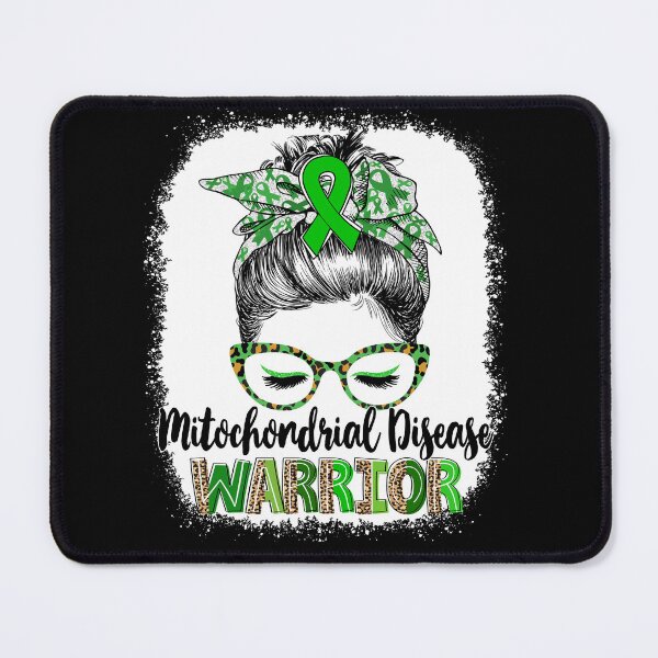 Item preview, Messy Bun Leopard Mitochondrial Disease Warrior designed and sold by rechardtee.
