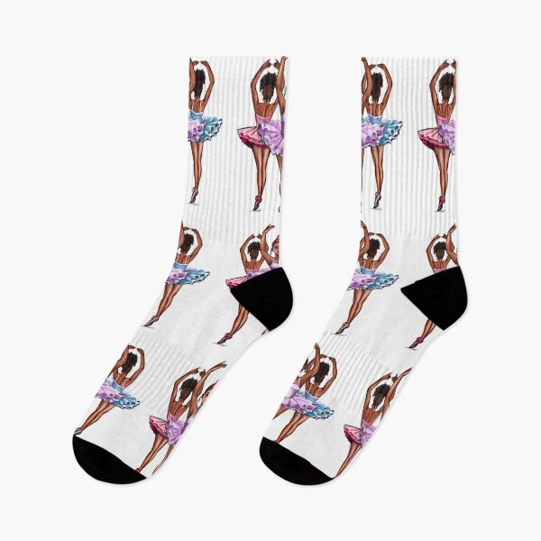 Item preview, African American, Black ballerina girls with corn rows dancing 6 !  This black girl loves dance Afro hair dark brown skin tutu. Love Ballet designed and sold by Artonmytee.