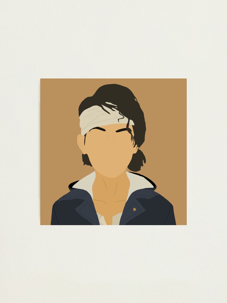 The Walking Dead Game Final Season Clementine Head Band Fan Art  Photographic Print