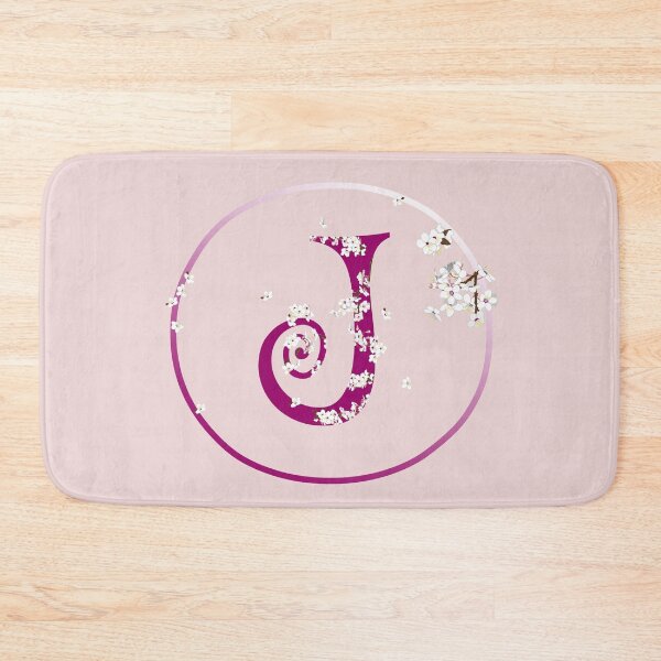 Item preview, Initial J with flowers designed and sold by Emi Yañez.