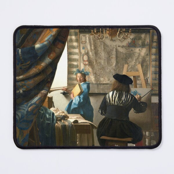 Item preview, Johannes Vermeer’s The Allegory of Painting (ca. 1666 –1668)  designed and sold by VintageArtRepro.