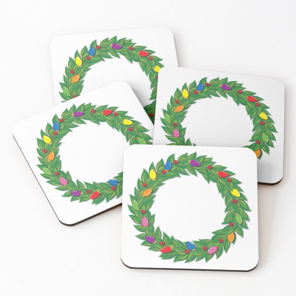 Item preview, Holiday Wreath with Lights designed and sold by Chele Martines.