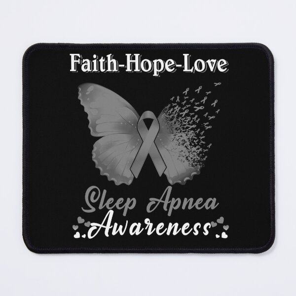 Item preview, Faith Hope Love Butterfly Sleep Apnea Awareness designed and sold by Gillosina.
