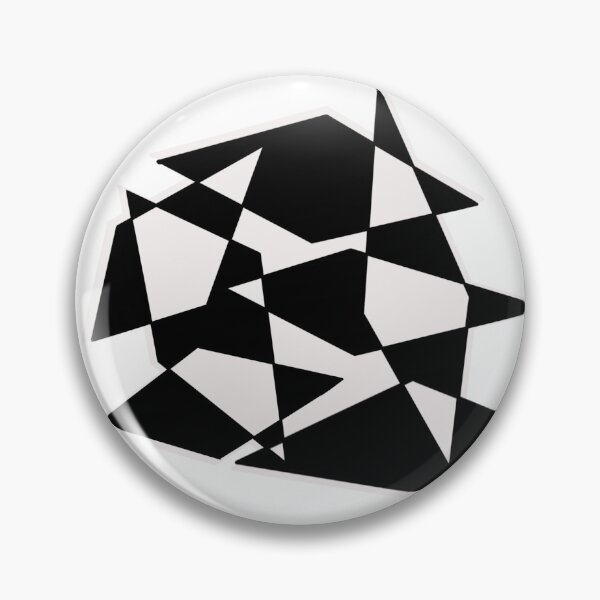 Item preview, Geometric Black and White Triangle Abstract designed and sold by roleydesigns.