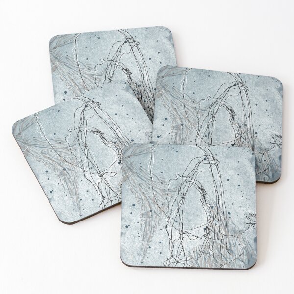 Item preview, Abstract Watercolor Winterscape designed and sold by ArtFabric.