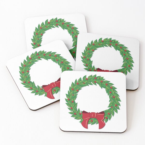 Item preview, Holiday Wreath with Berries and a Bow designed and sold by Chele Martines.